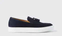 Manner Scarosso Amedeo Blu Scamosciato