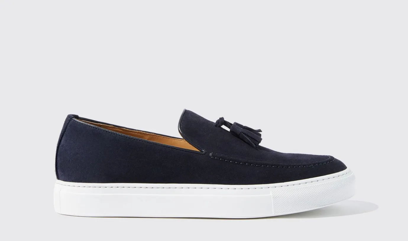 Manner Scarosso Amedeo Blu Scamosciato