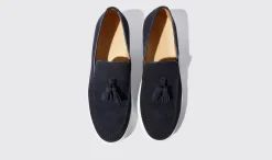Manner Scarosso Amedeo Blu Scamosciato