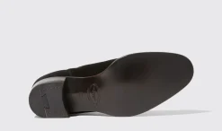 Manner Scarosso Axel Schwarzes Wildleder