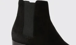 Manner Scarosso Axel Schwarzes Wildleder