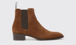Manner Scarosso Axel Tan Wildleder