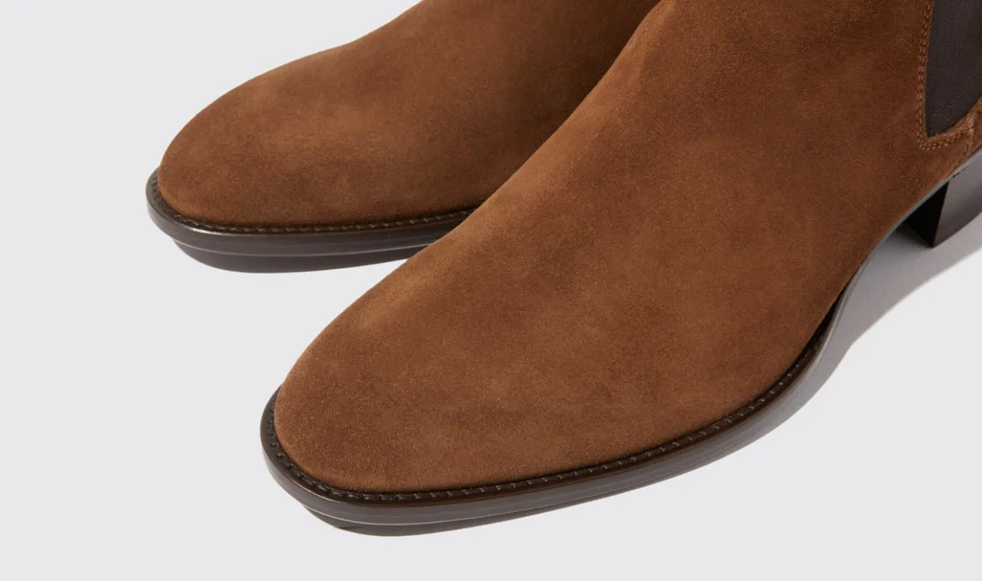 Manner Scarosso Axel Tan Wildleder