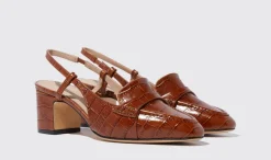 Frauen Scarosso Bianca Tan Croco