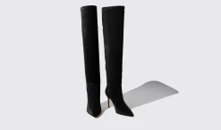 Frauen Scarosso Carra Schwarzes Wildleder
