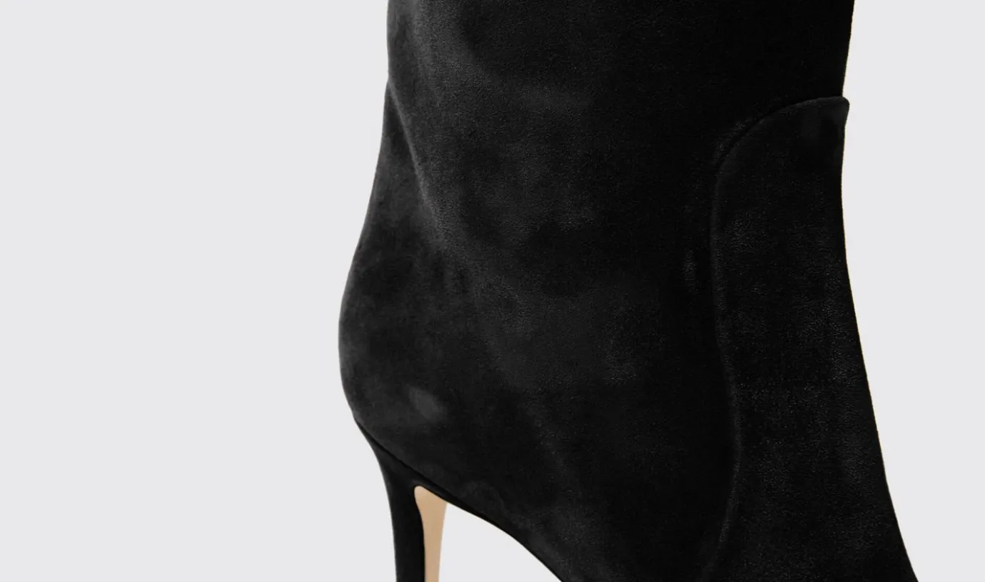 Frauen Scarosso Carra Schwarzes Wildleder