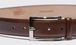 Manner Scarosso Cintura Marrone Classica
