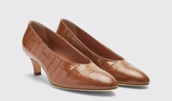Frauen Scarosso Deva Cognac Croco