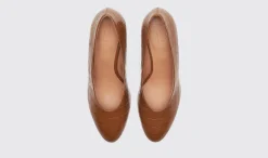 Frauen Scarosso Deva Cognac Croco
