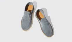 Manner Scarosso Diego Graues Wildleder