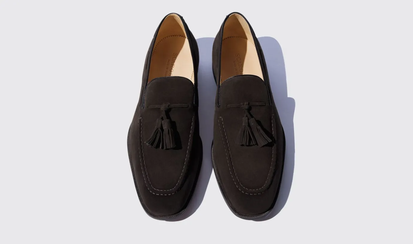 Manner Scarosso Duccio Ebano Scamosciato Leggero