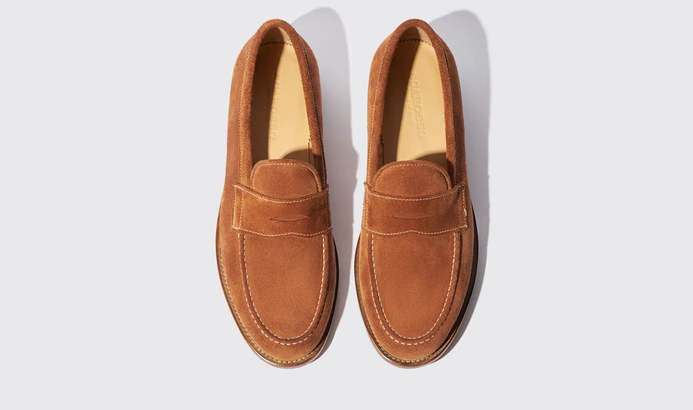 Manner Scarosso Edward Tan Wildleder