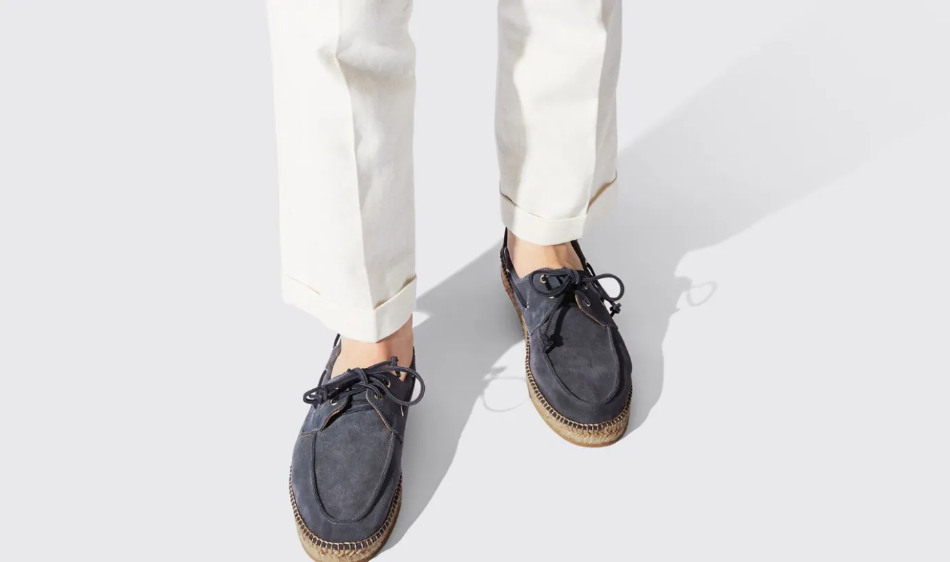 Manner Scarosso Felipe Graues Wildleder