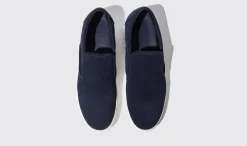 Manner Scarosso Filippo Blu Scamosciato