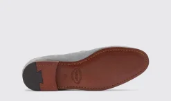 Manner Scarosso Flavio Graues Wildleder