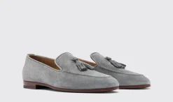 Manner Scarosso Flavio Graues Wildleder