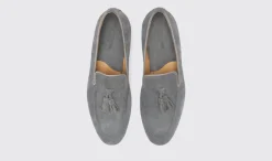 Manner Scarosso Flavio Graues Wildleder