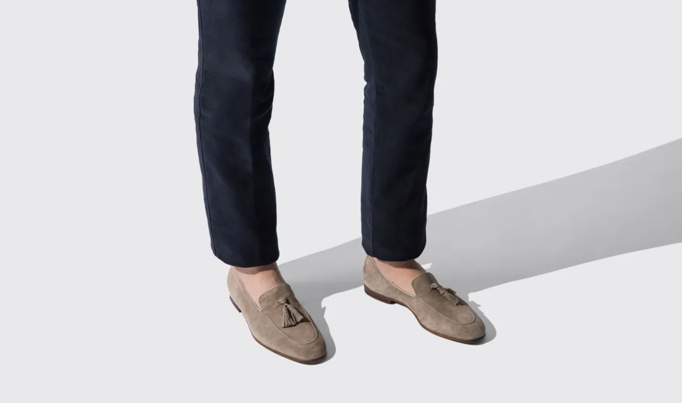 Manner Scarosso Flavio Taupe Scamosciato