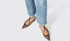 Frauen Scarosso Gae Nera Pizzo