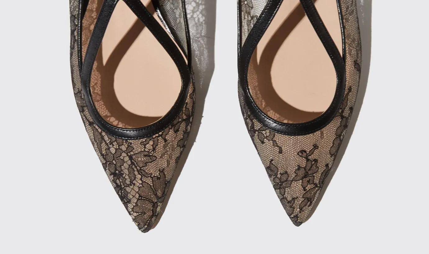 Frauen Scarosso Gae Nera Pizzo