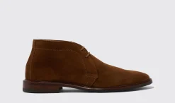 Manner Scarosso Gary Tobacco Wildleder