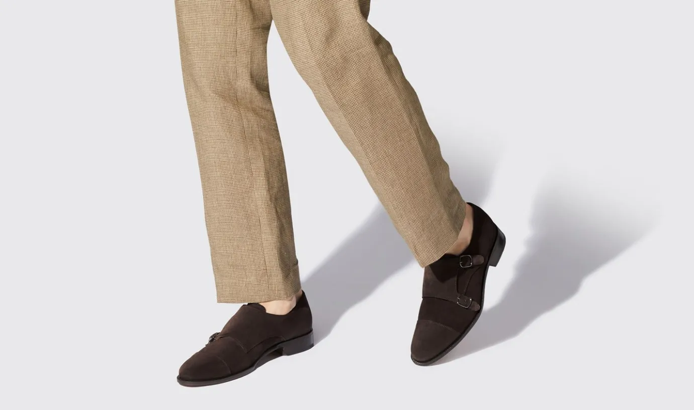 Manner Scarosso Gervasio Ebano Scamosciato Leggero