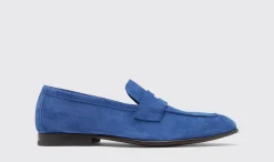 Manner Scarosso Gregory-Blaues Wildleder