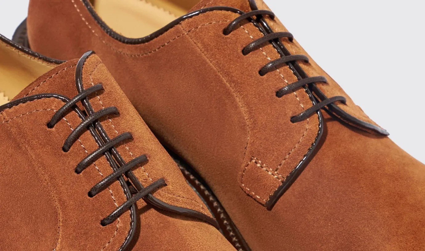Manner Scarosso Harry Snuff Wildleder