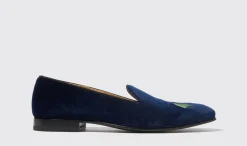 Manner Scarosso Jay Blue Velvet