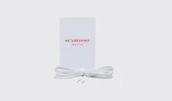 Manner Scarosso Laccio Bianco Sportivo