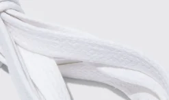 Manner Scarosso Laccio Bianco Sportivo