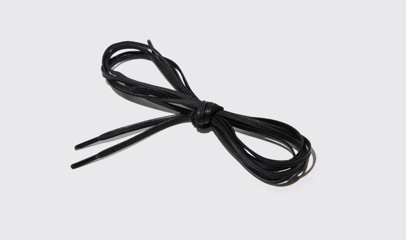 Manner Scarosso Laccio Nero Piatto