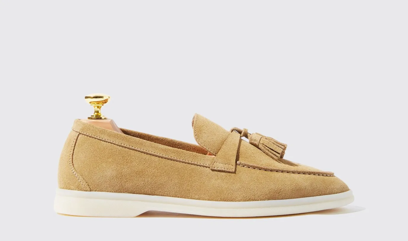 Frauen Scarosso Leandra Beige Scamosciata