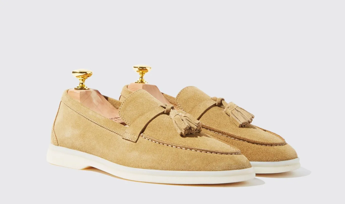 Frauen Scarosso Leandra Beige Scamosciata