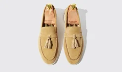 Frauen Scarosso Leandra Beige Scamosciata