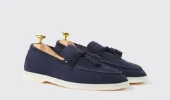 Frauen Scarosso Leandra Blu Scamosciata