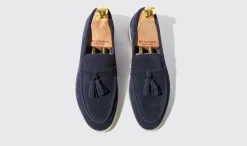 Frauen Scarosso Leandra Blu Scamosciata