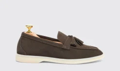 Frauen Scarosso Leandra Deep Taupe Wildleder