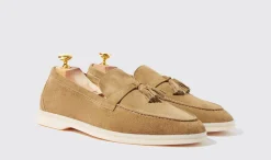 Manner Scarosso Leandro Beige Scamosciato