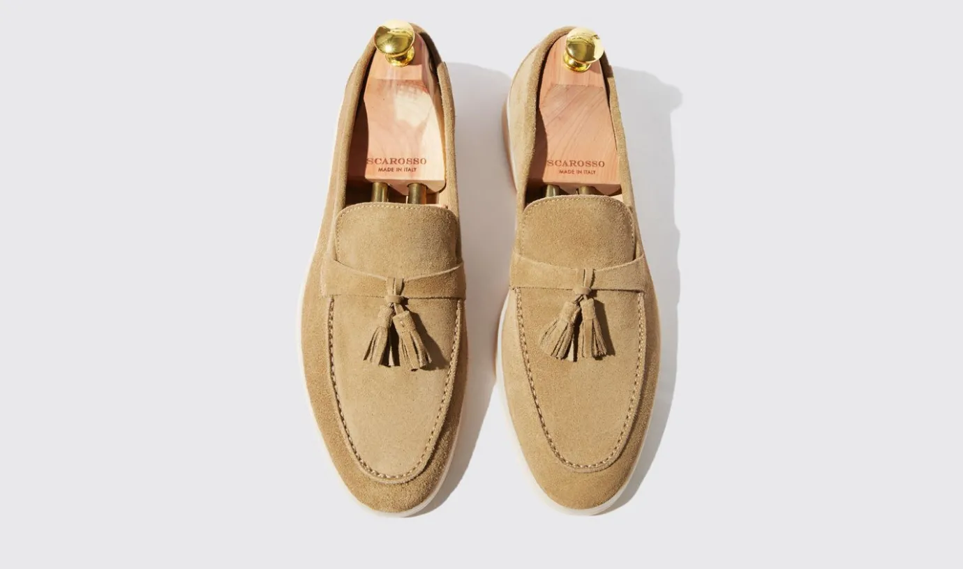 Manner Scarosso Leandro Beige Scamosciato