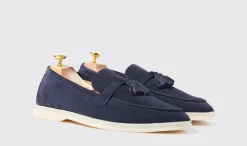 Manner Scarosso Leandro Blu Scamosciato