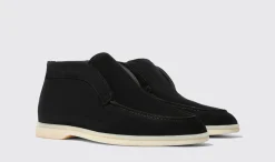 Manner Scarosso Leonardo Black Wildleder Edit