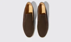 Manner Scarosso Leonardo Braunes Wildleder