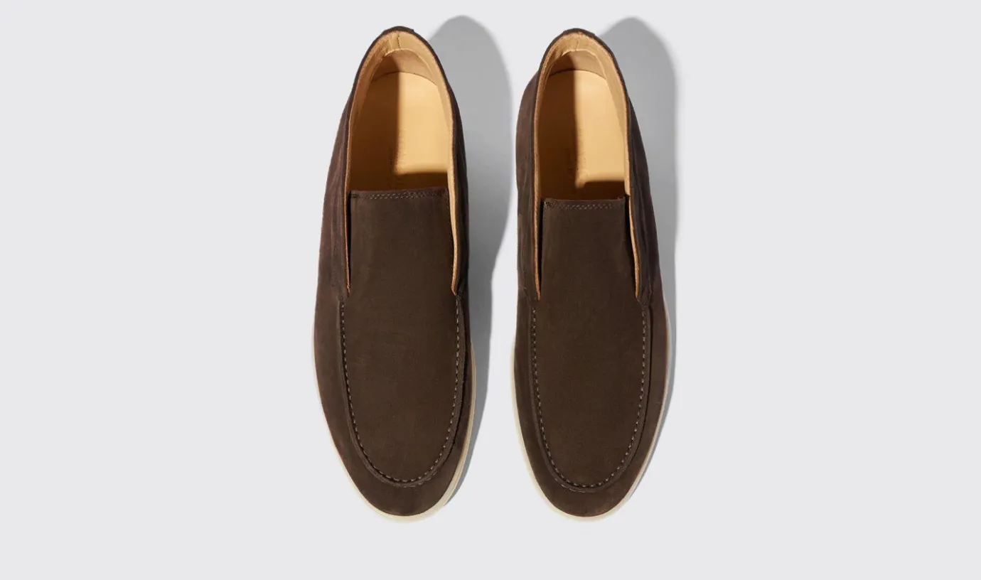 Manner Scarosso Leonardo Braunes Wildleder