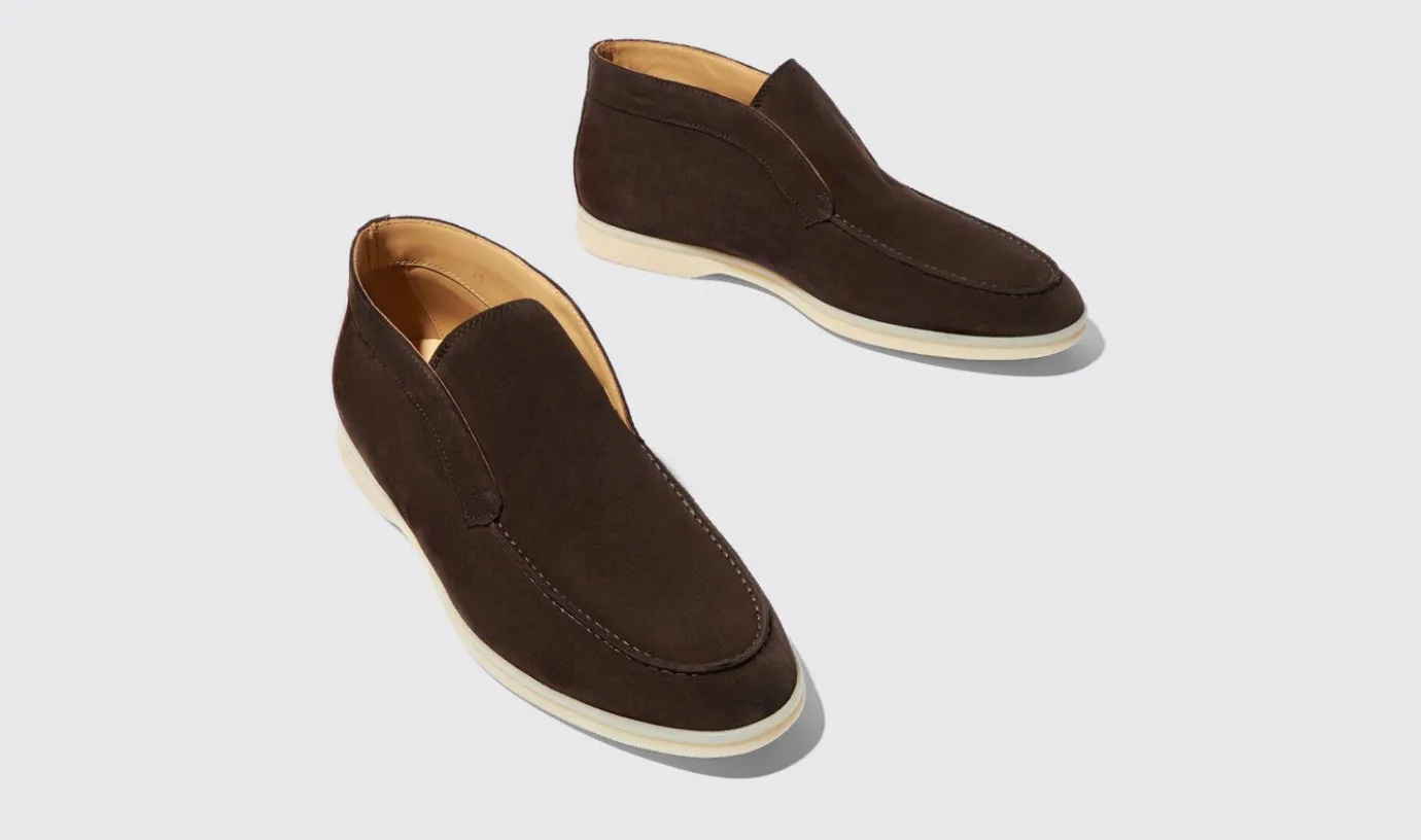 Manner Scarosso Leonardo Braunes Wildleder