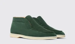 Manner Scarosso Leonardo Grunes Wildleder