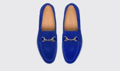 Frauen Scarosso Lilia Electric Blue Wildleder