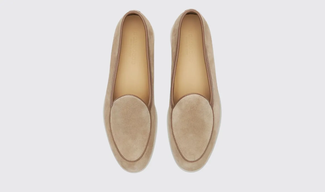 Manner Scarosso Livio Hafer-Wildleder