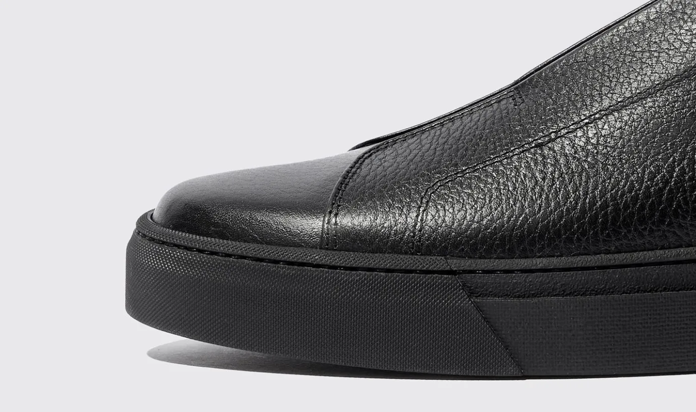 Manner Scarosso Luca Black Grain