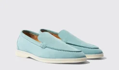 Frauen Scarosso Ludovica Blue Storm Wildleder